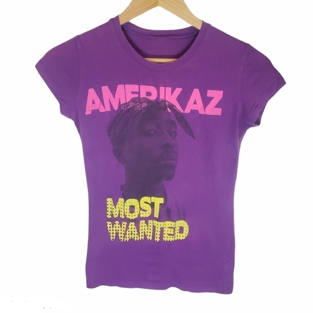 2PAC Short Sleeve Grapic T-Shirt Size M